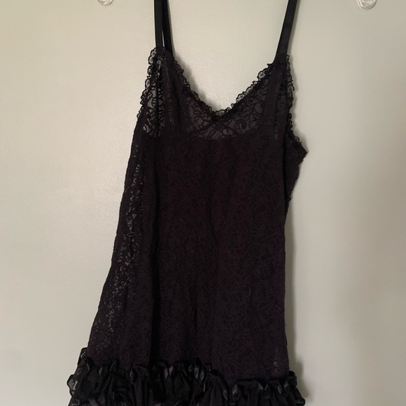 Victoria’s Secret black lace babydoll lingerie. - Picture 2 of 6
